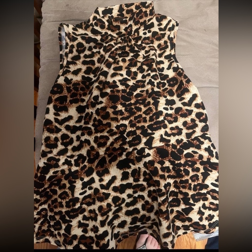 Large SHEIN leopards top